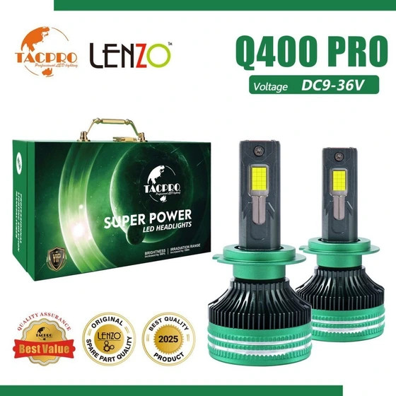 هدلایت خودرو برندلنزو سریQ400 pro max