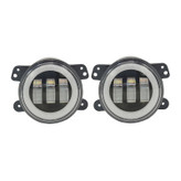 چراغ مه شکن خودرو کلاو مدل تایگر دیلایت دار بسته دو عددی